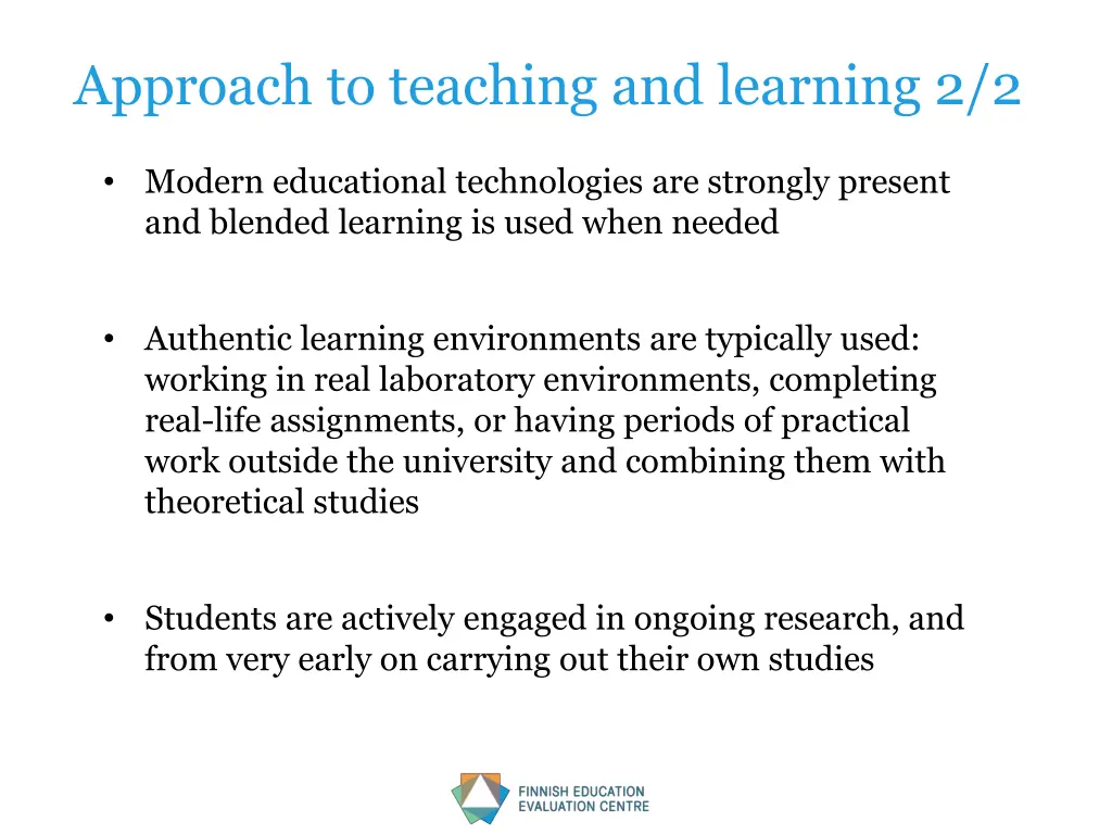 approach to teaching and learning 2 2