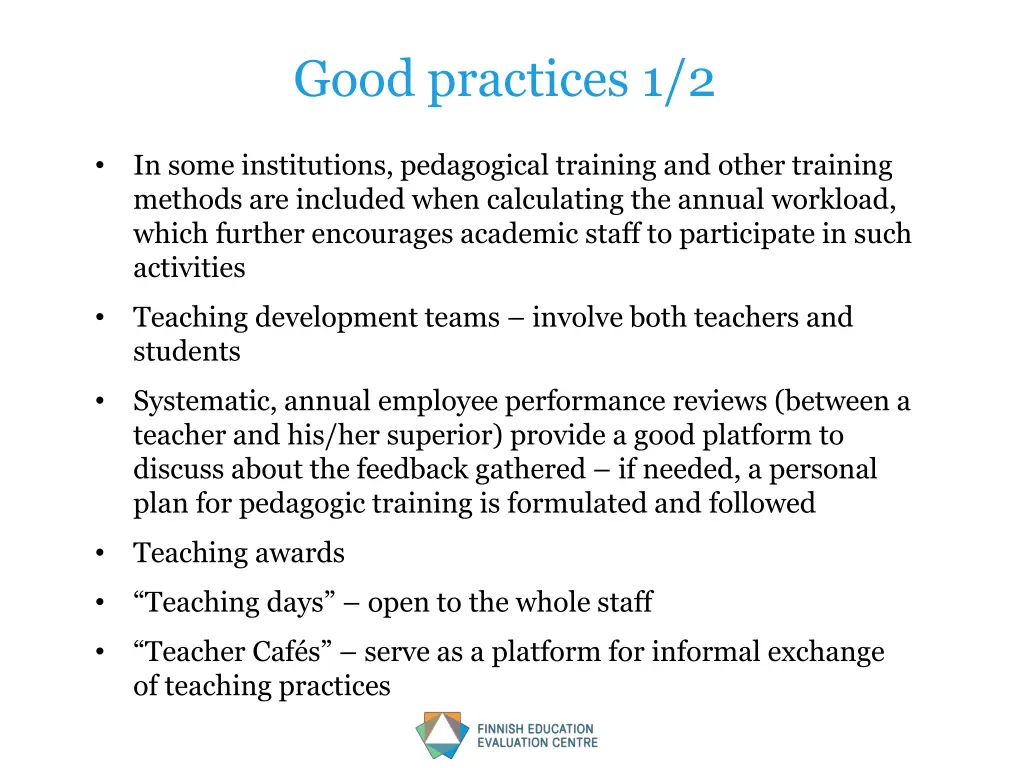 good practices 1 2