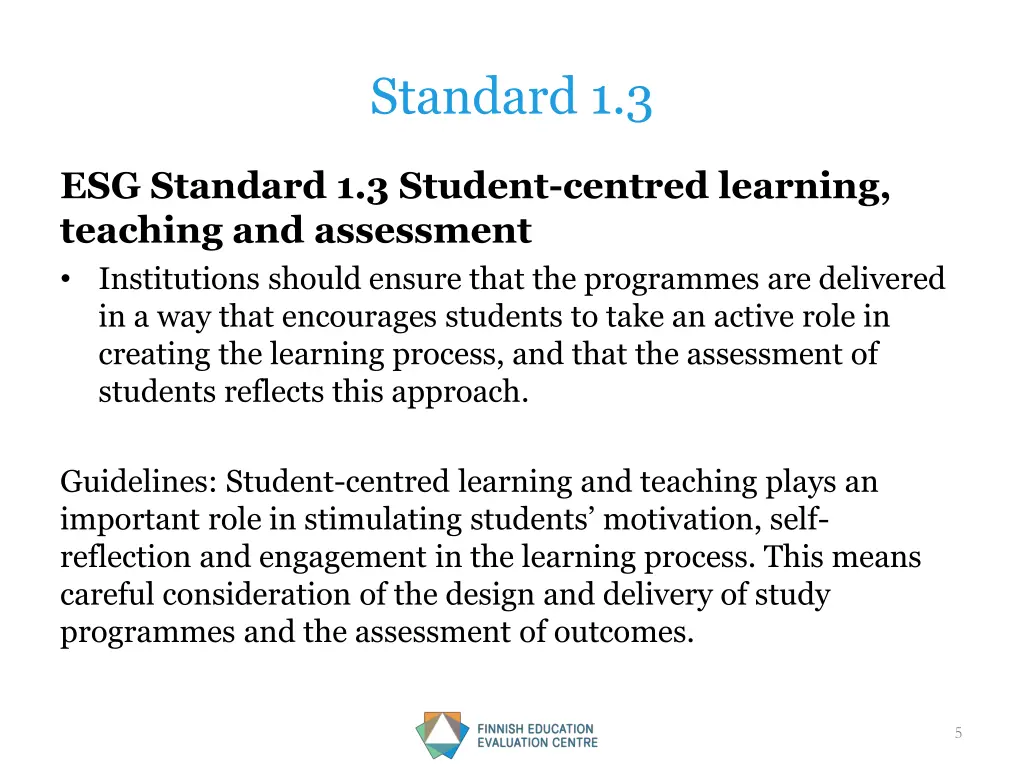 standard 1 3