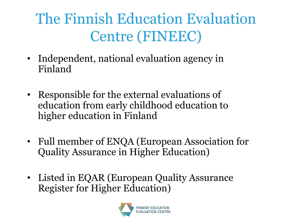 the finnish education evaluation centre fineec