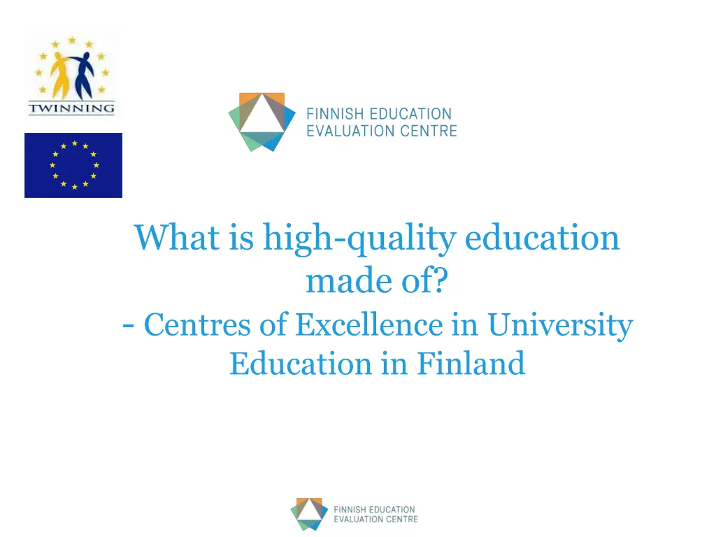 what is high quality education made of centres