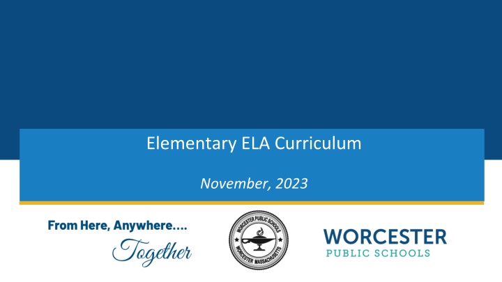 elementary ela curriculum