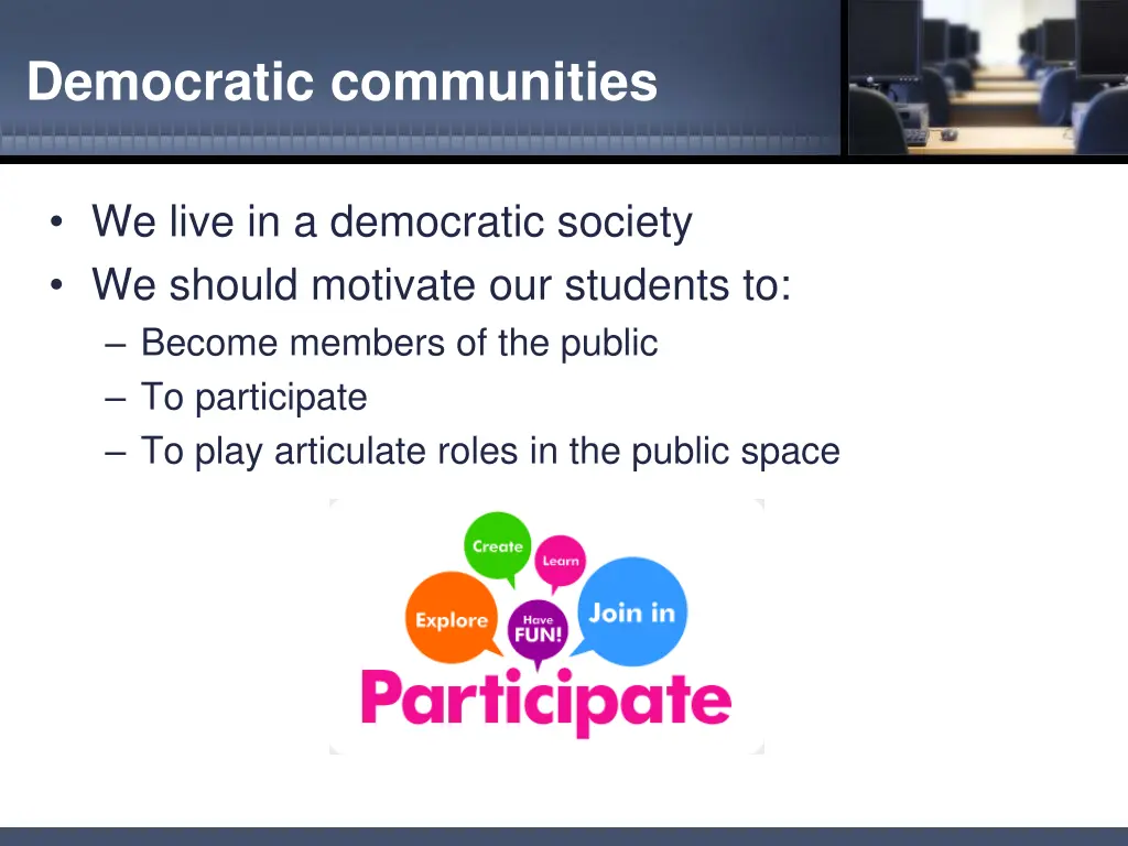 democratic communities