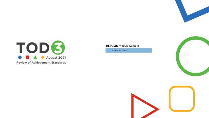 detailed module content