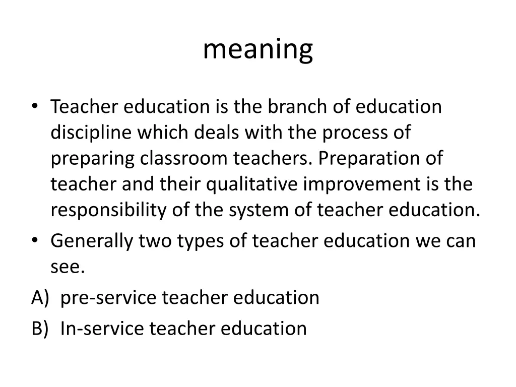 meaning