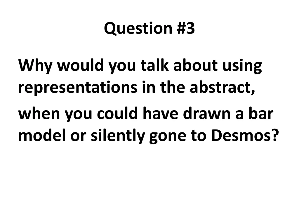 question 3