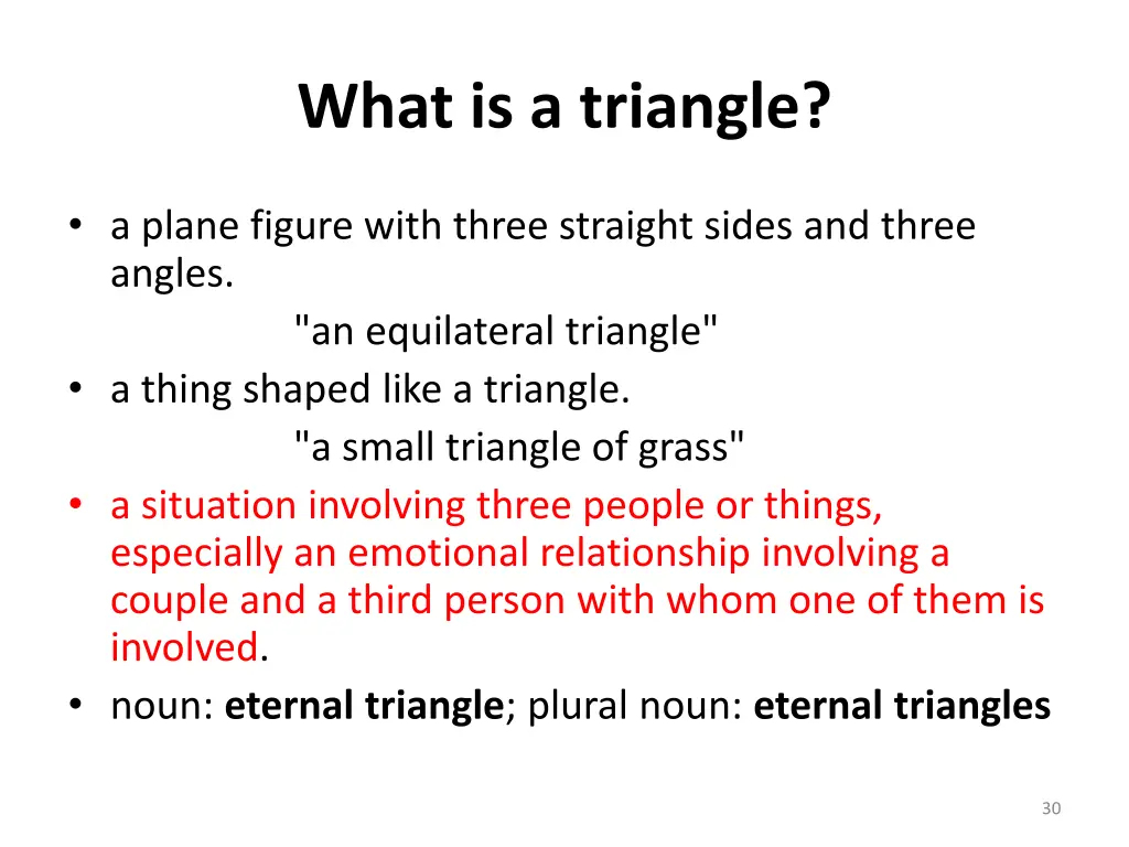 what is a triangle