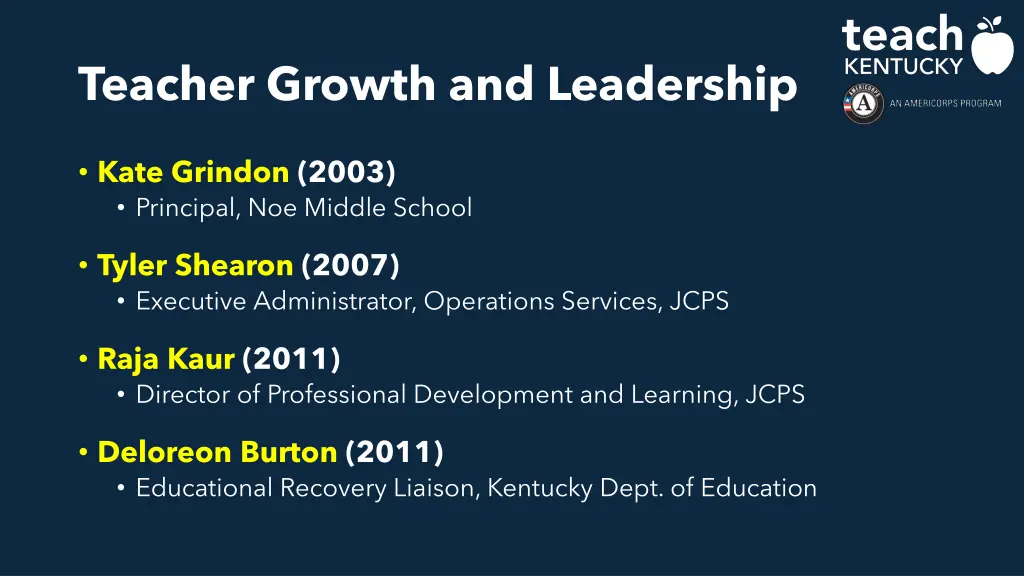 teacher growth and leadership