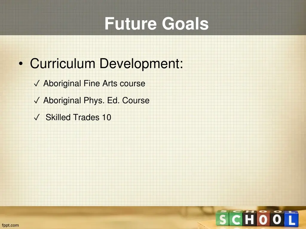future goals 1