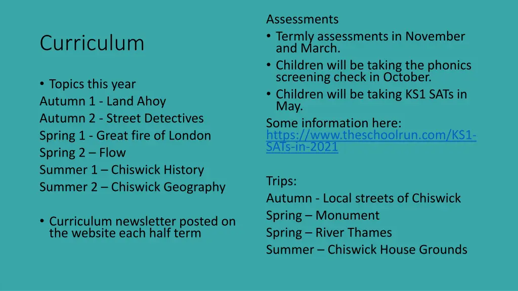 assessments termly assessments in november