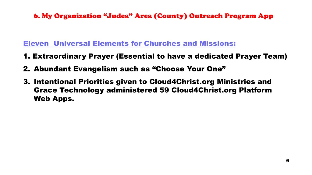 6 my organization judea area county outreach 5