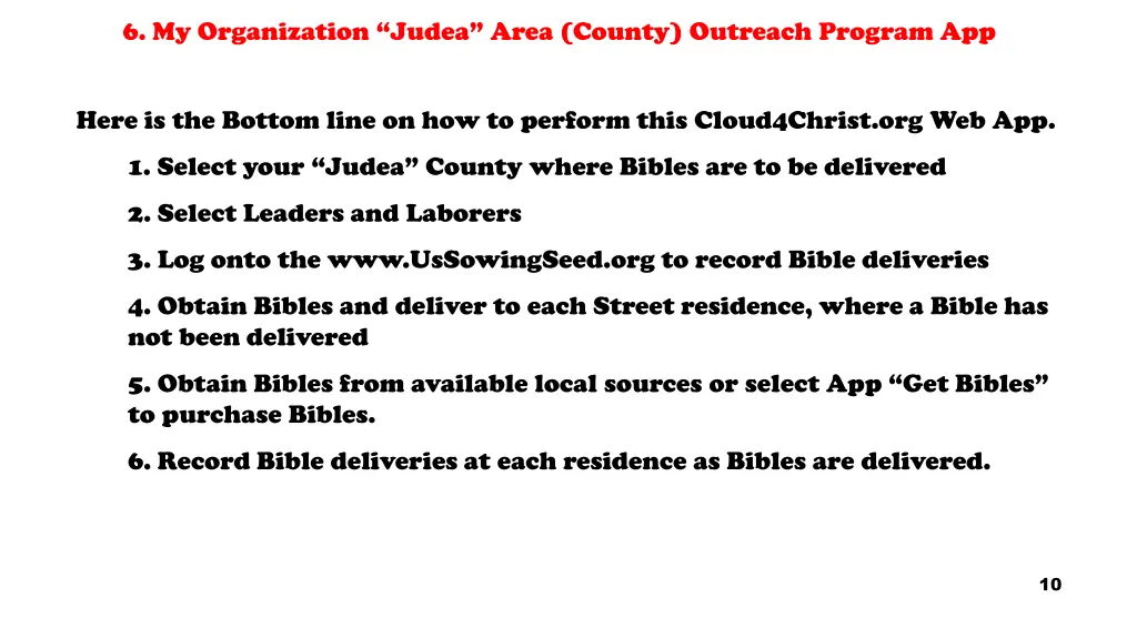 6 my organization judea area county outreach 9