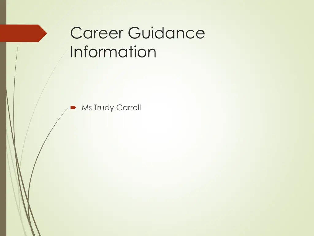 career guidance information