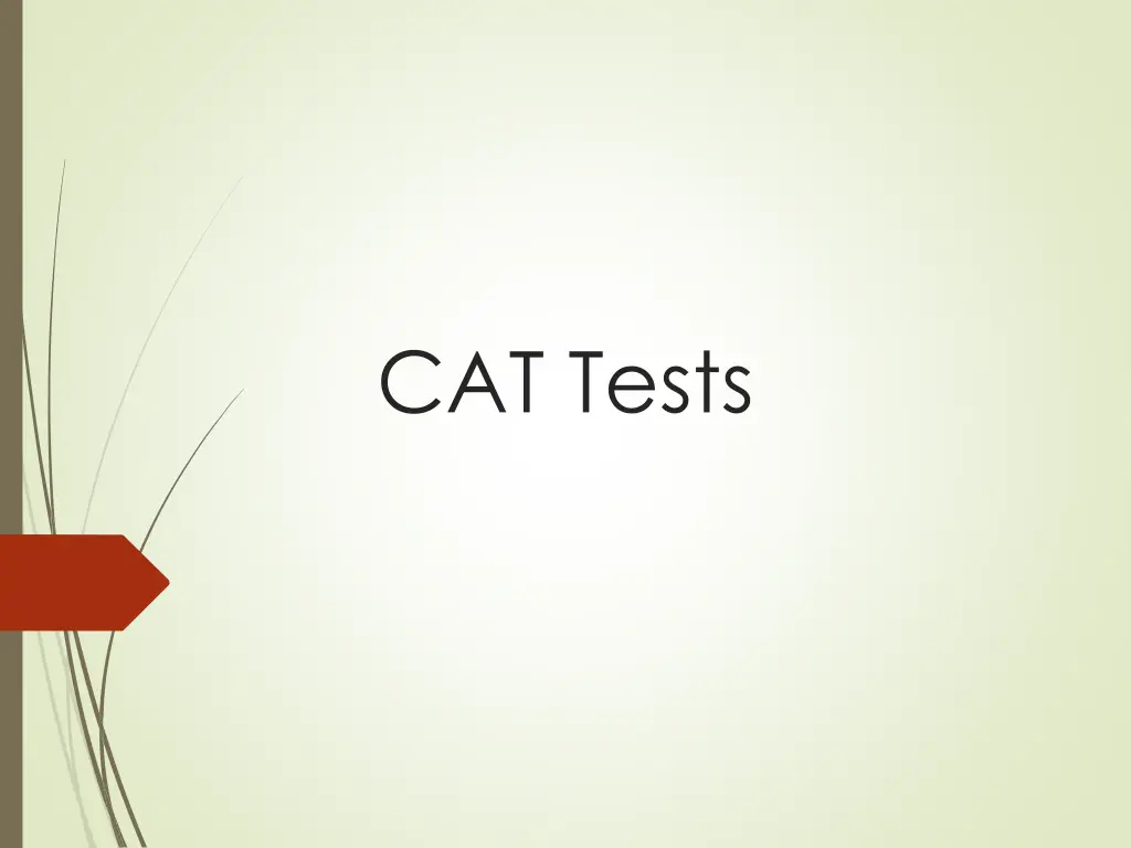 cat tests