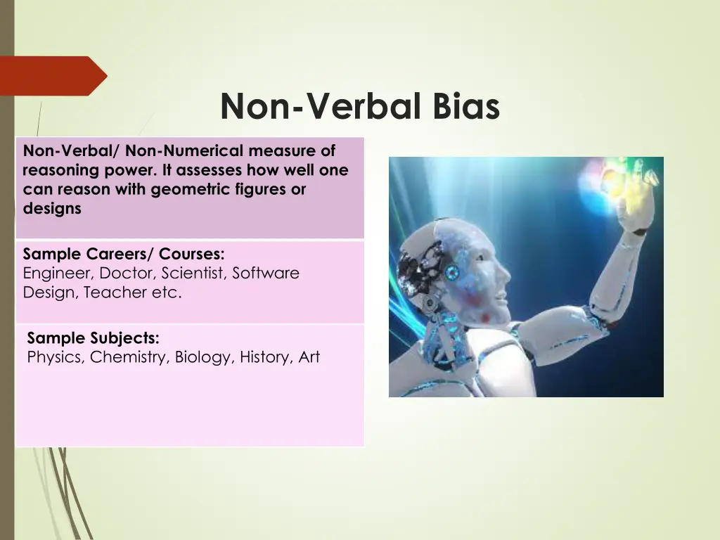 non verbal bias