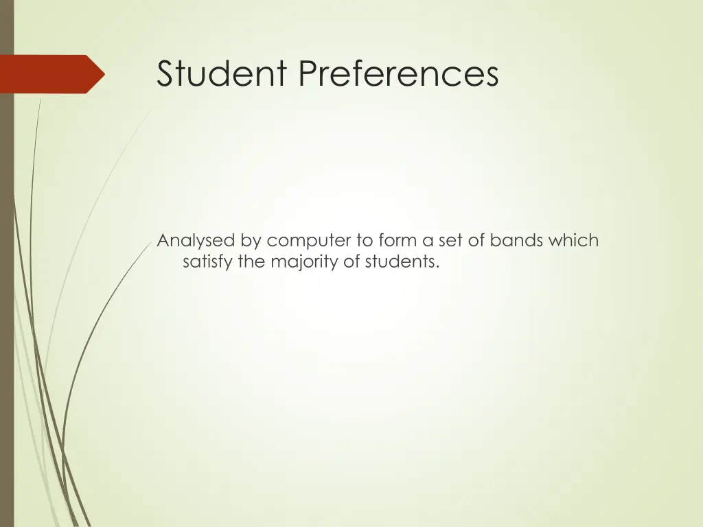 student preferences