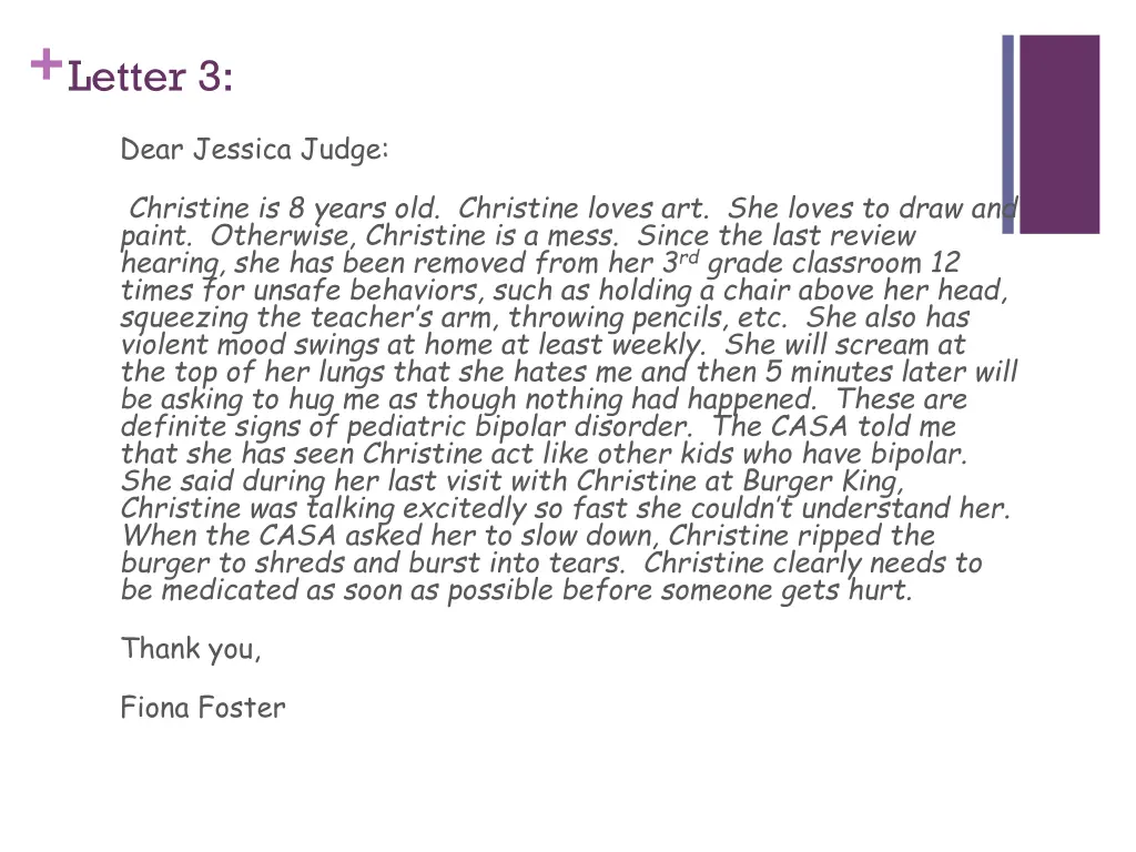 letter 3