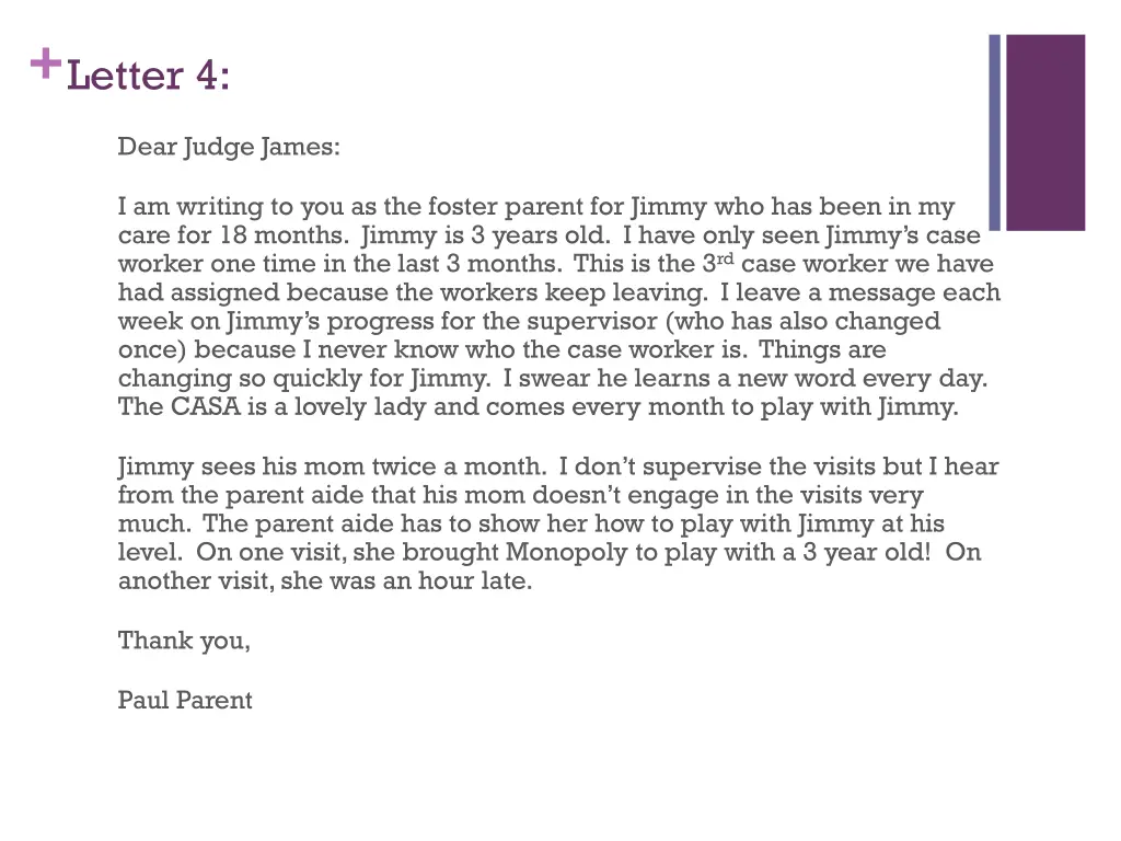 letter 4