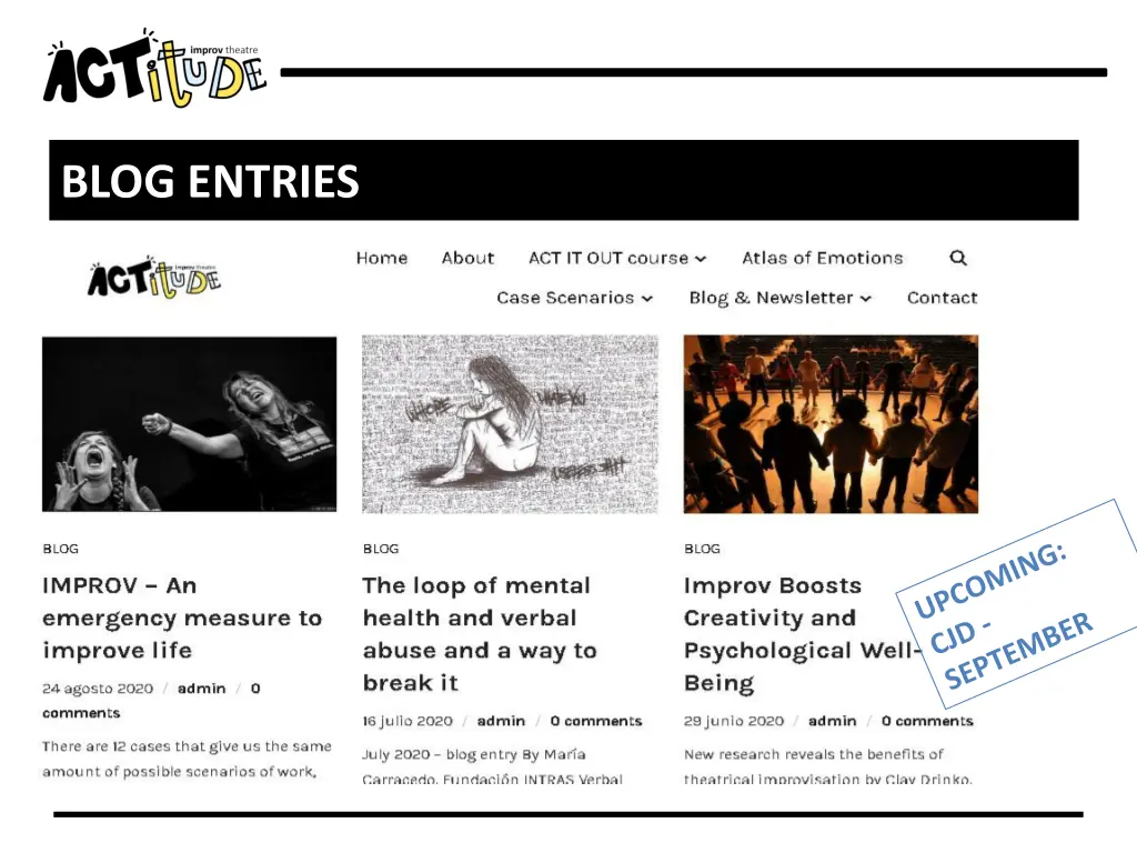 blog entries