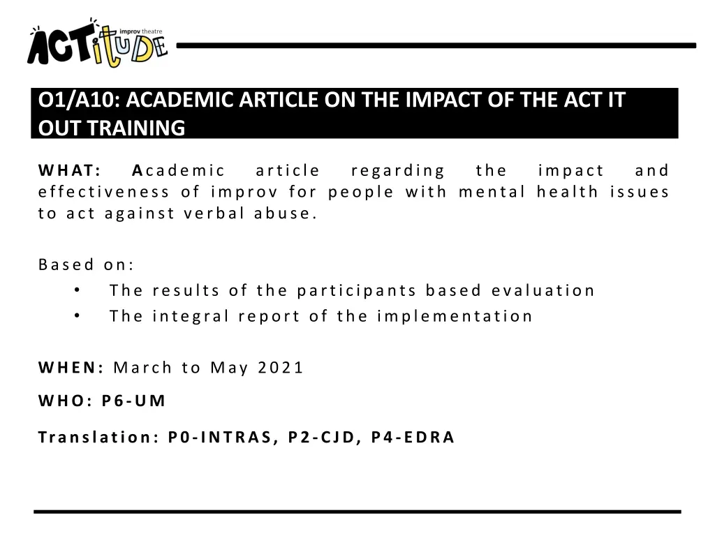 o1 a10 academic article on the impact