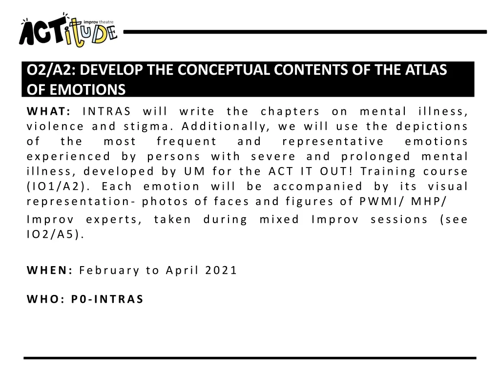 o2 a2 develop the conceptual contents
