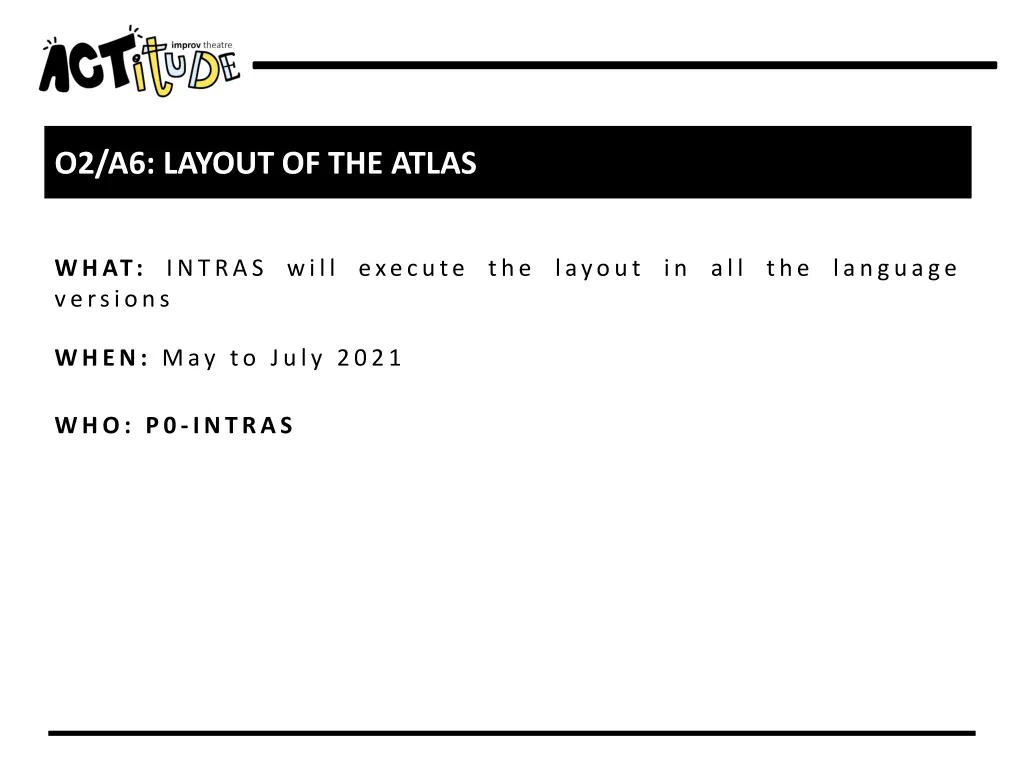 o2 a6 layout of the atlas