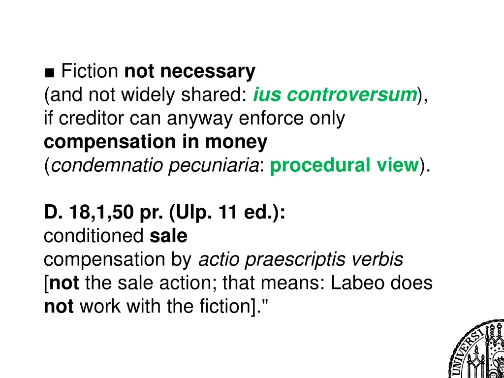 fiction not necessary and not widely shared