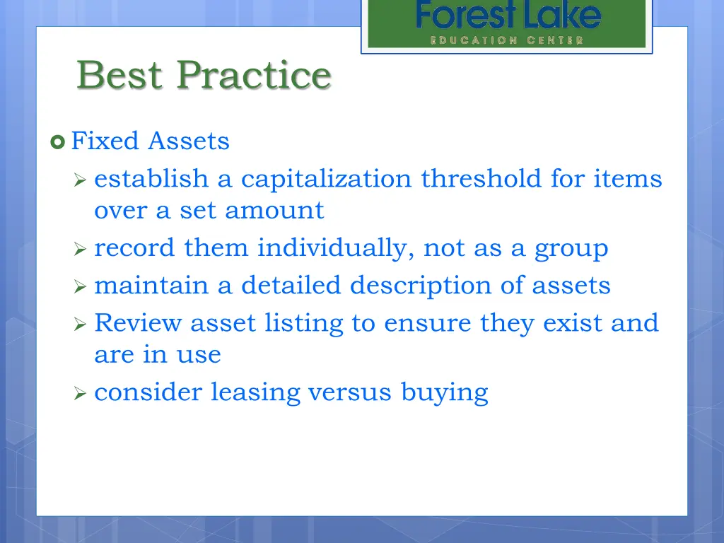 best practice 2