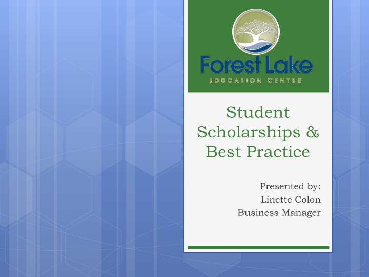 student scholarships best practice