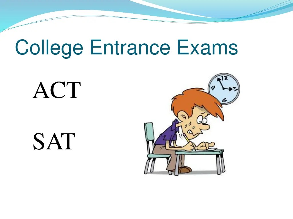 college entrance exams
