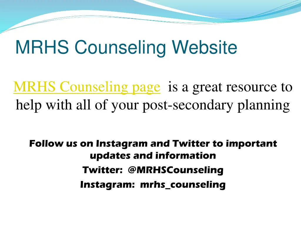 mrhs counseling website