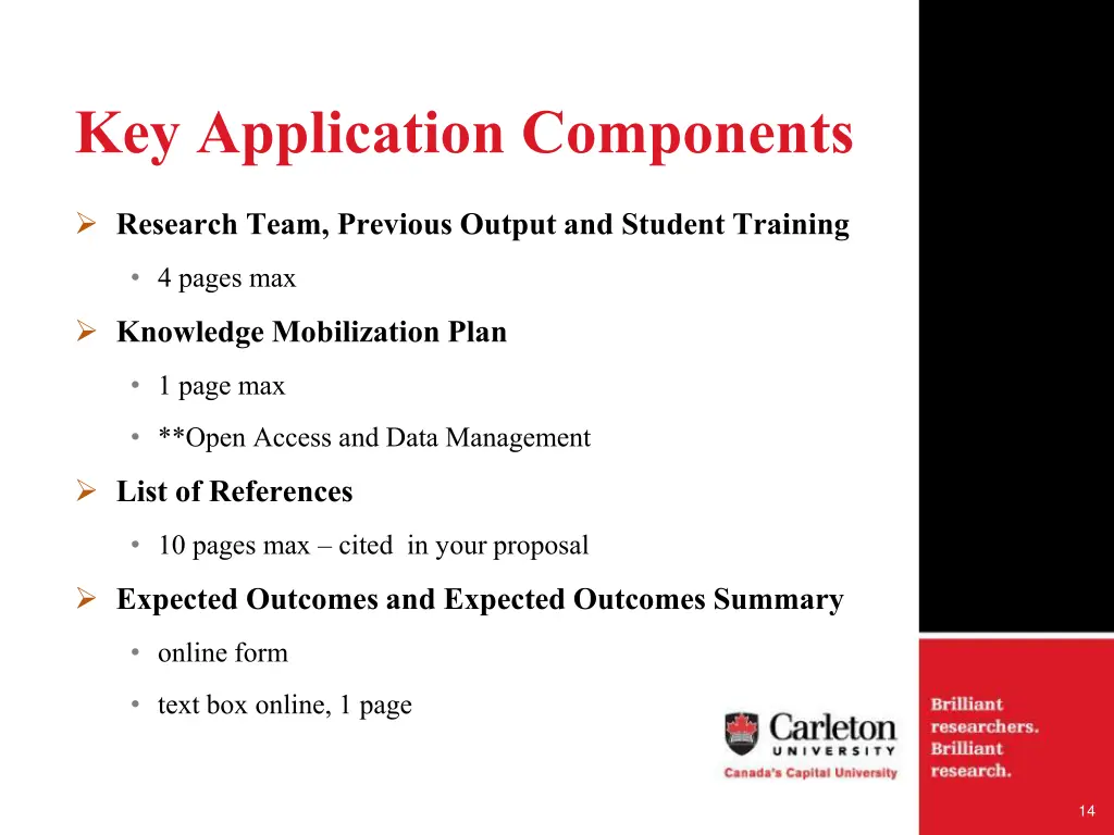 key application components 2