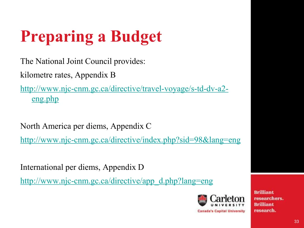 preparing a budget 3