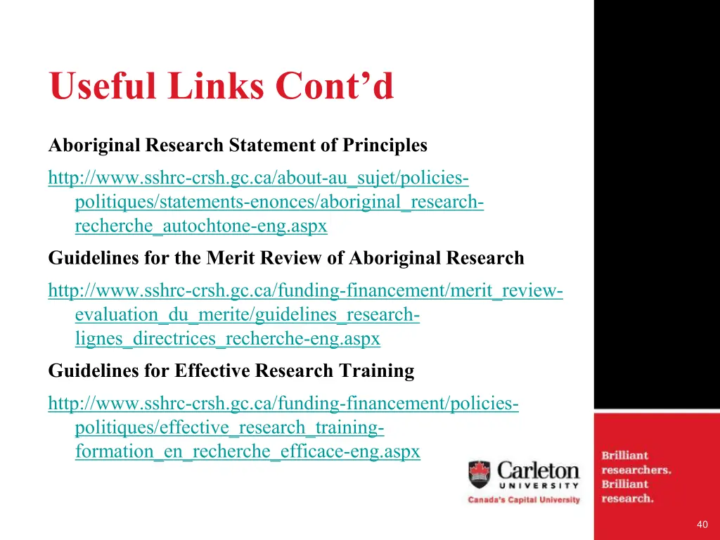 useful links cont d