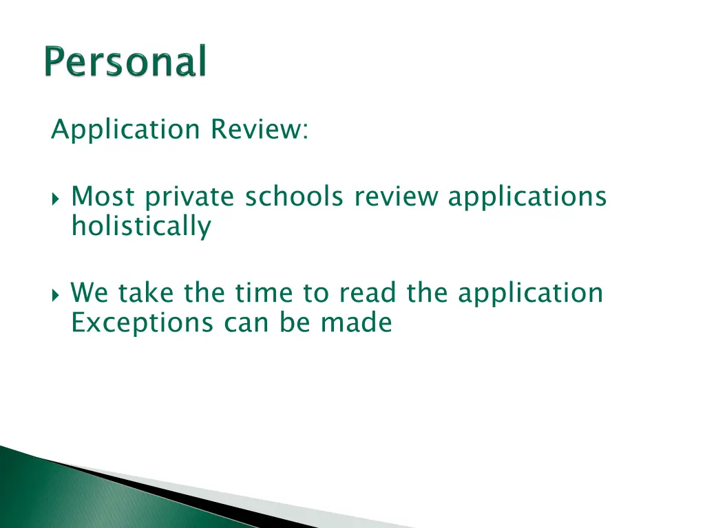 application review