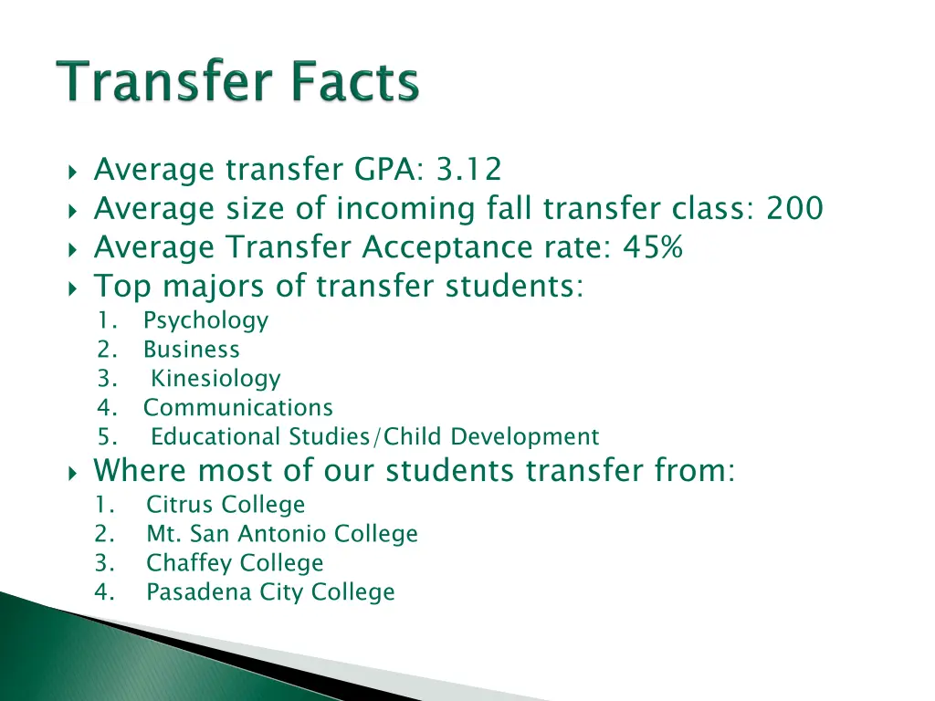 average transfer gpa 3 12 average size