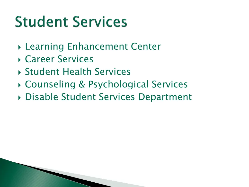 learning enhancement center career services