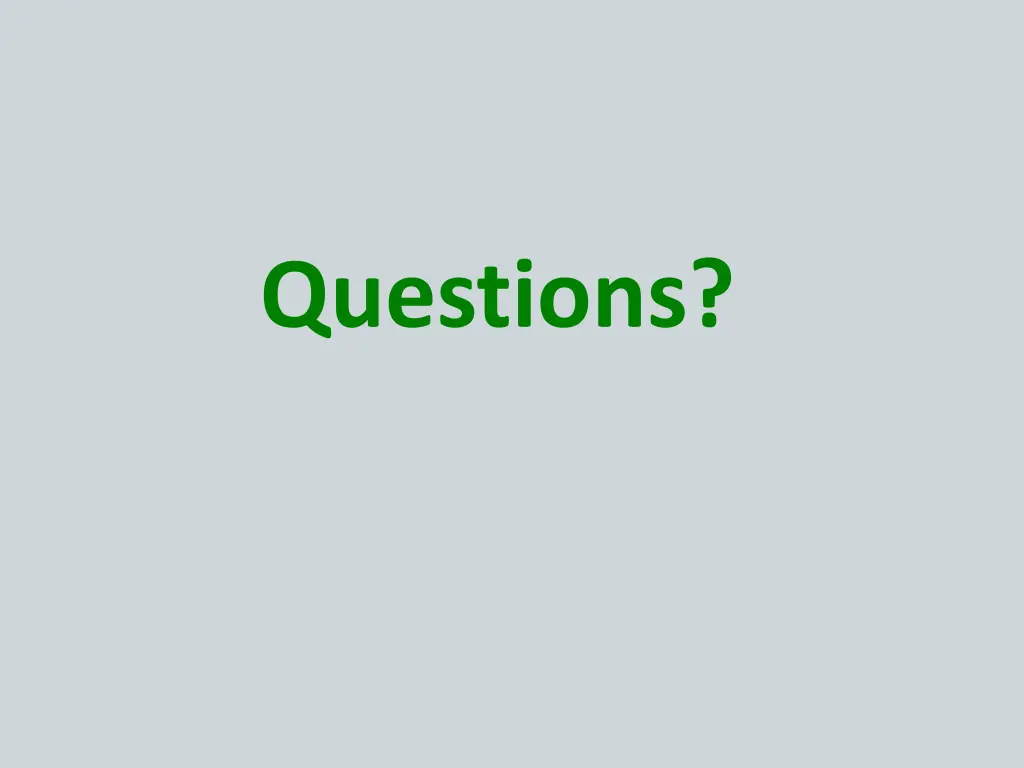 questions