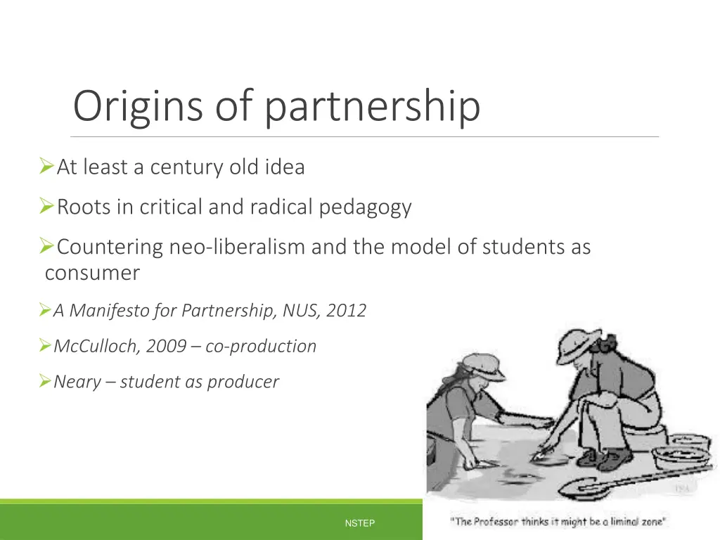 origins of partnership