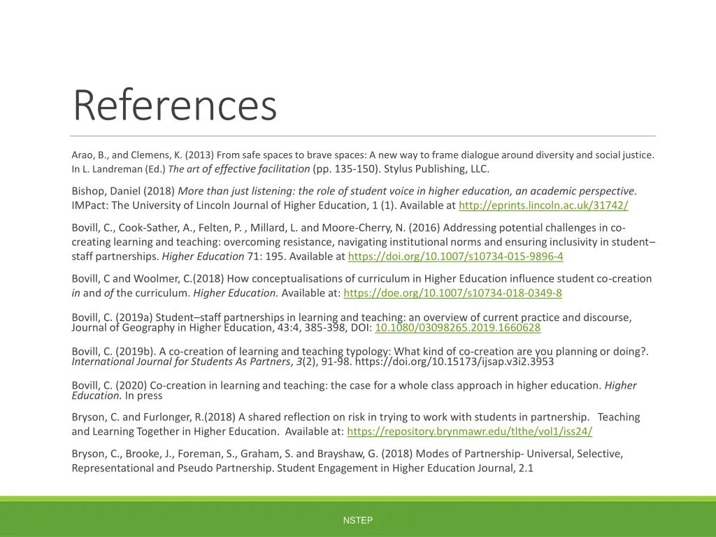 references