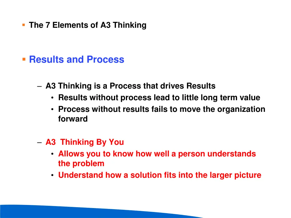 the 7 elements of a3 thinking 3