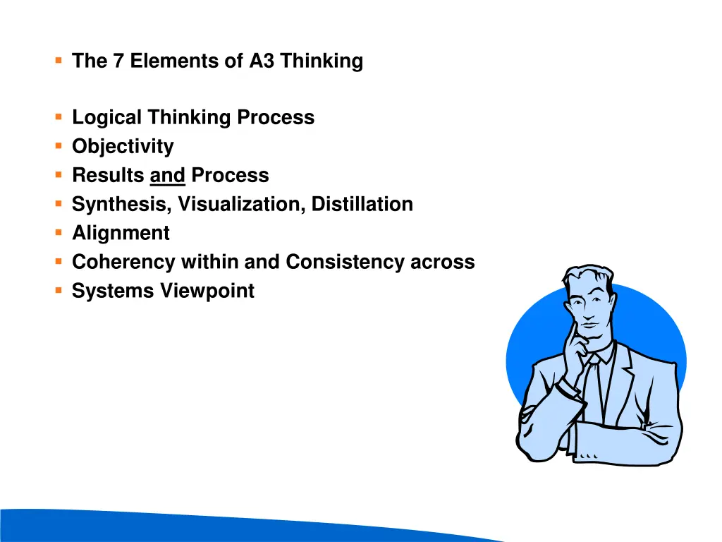 the 7 elements of a3 thinking
