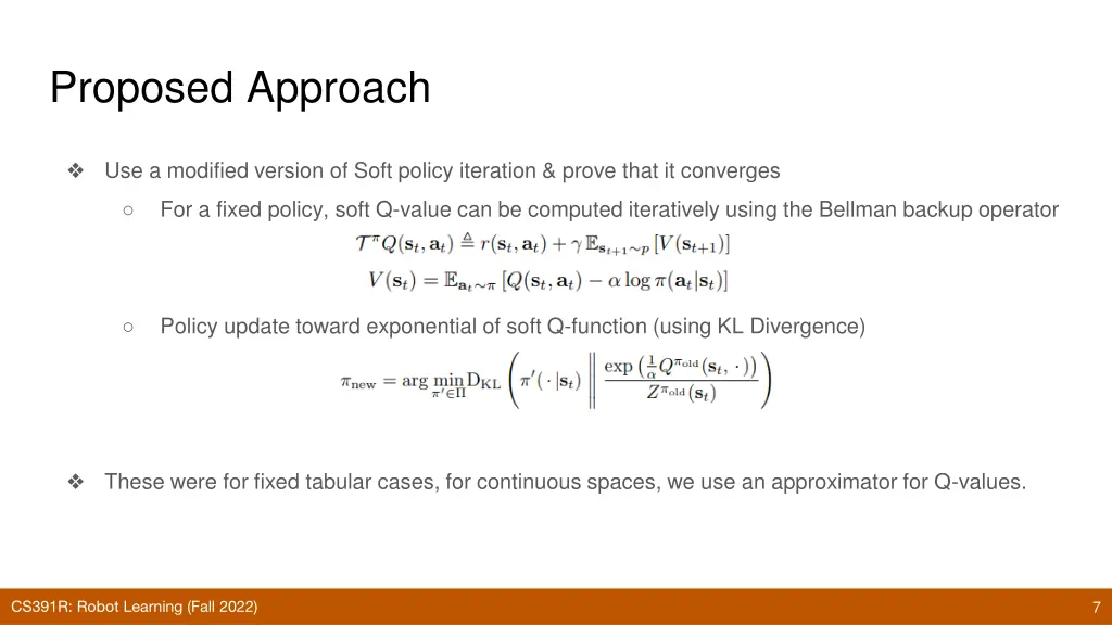 proposed approach