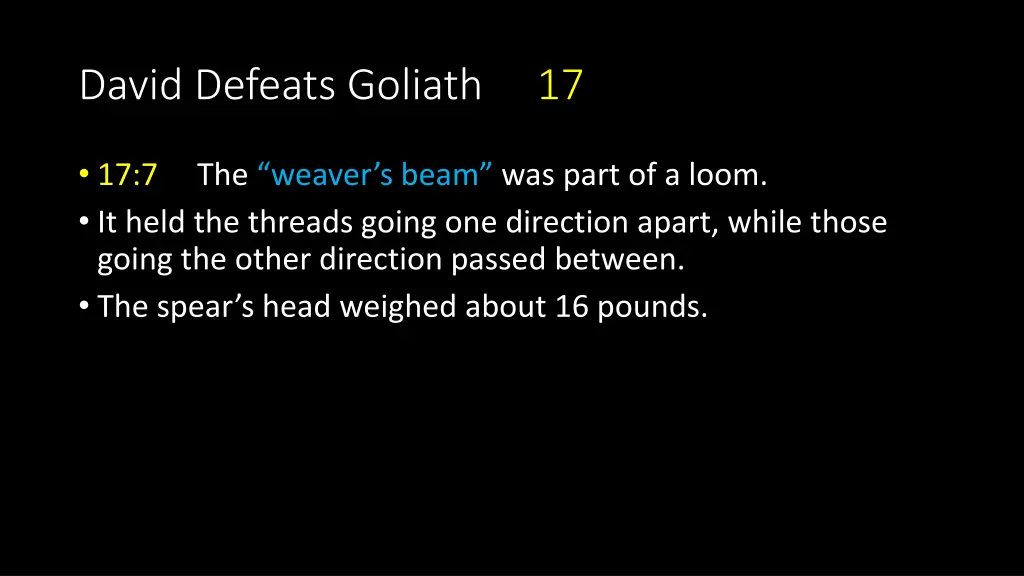 david defeats goliath 17 2