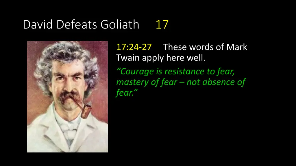 david defeats goliath 17 4