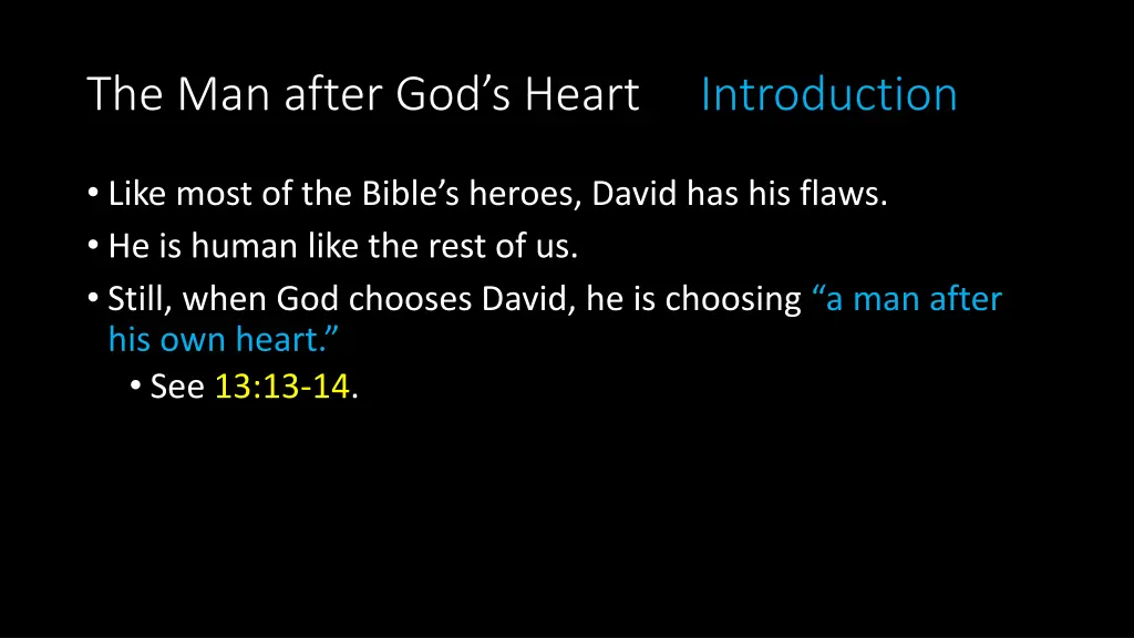 the man after god s heart introduction 2