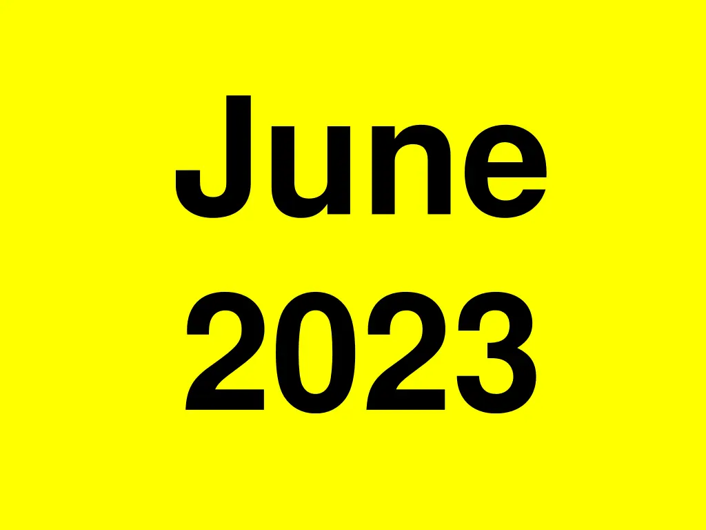 june 2023