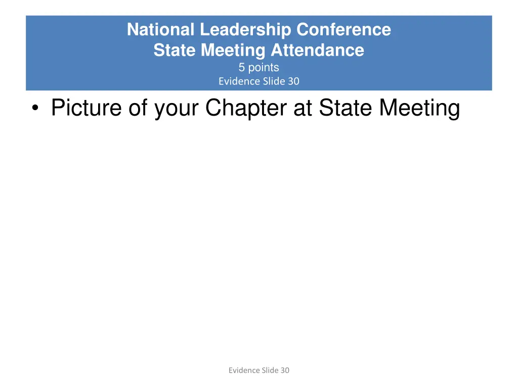 national leadership conference state meeting