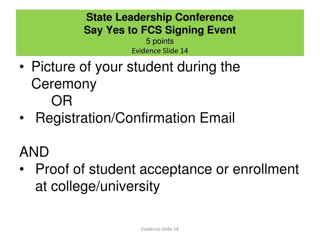 state leadership conference