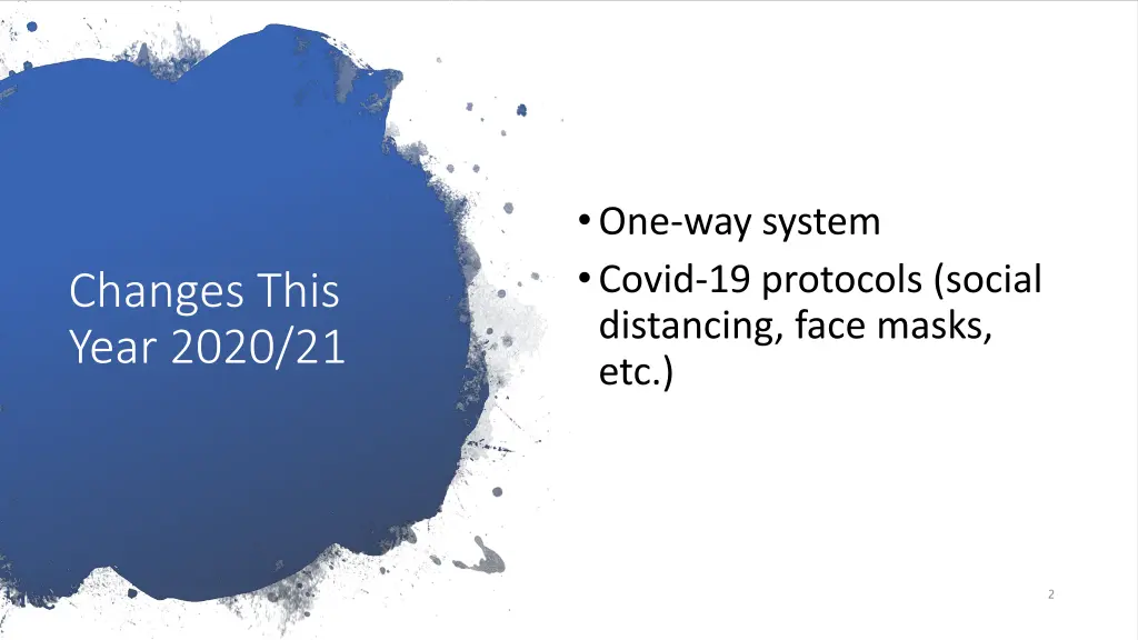 one way system covid 19 protocols social